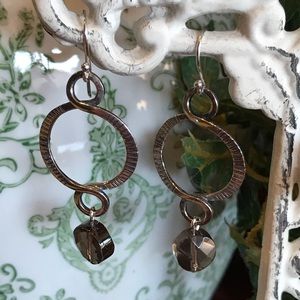 Silpada Smokey Quartz Earrings